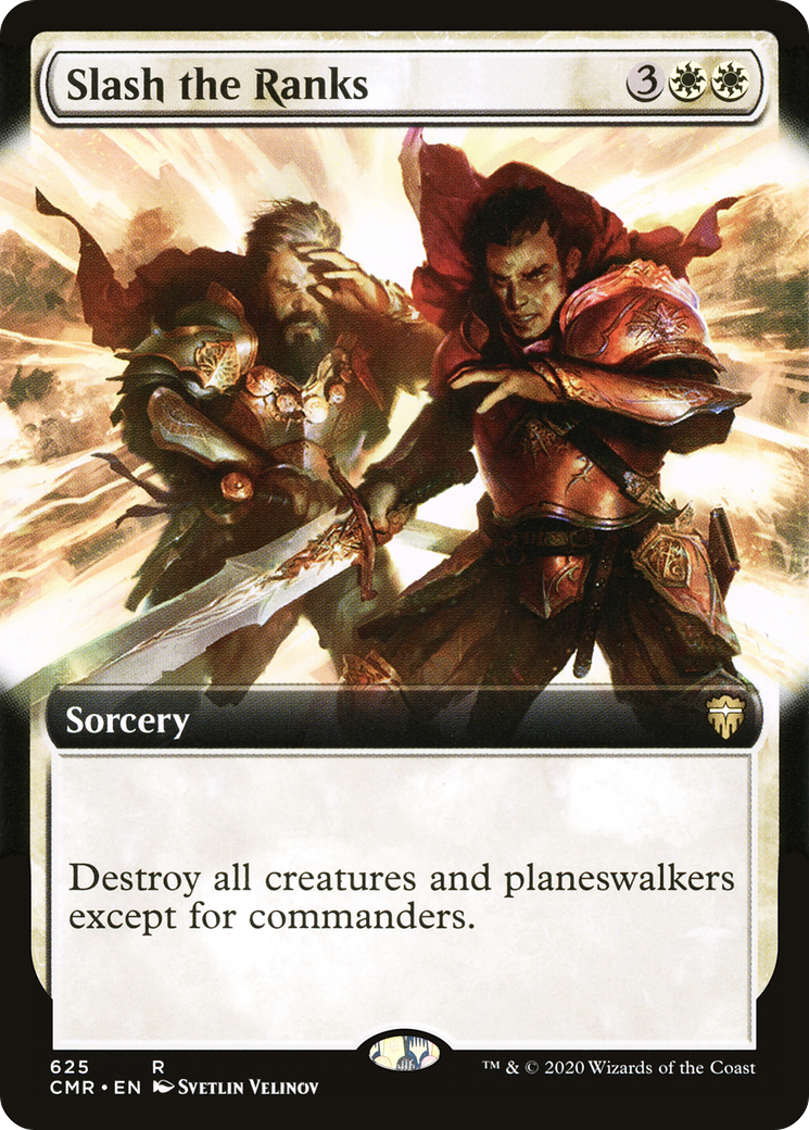 Slash the Ranks (Extended Art) (625) - Commander Legends