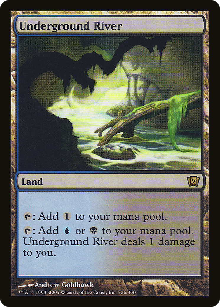 Underground River (326) Foil - Ninth Edition
