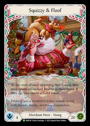Squizzy & Floof (HER100) Cold Foil - FaB Promos