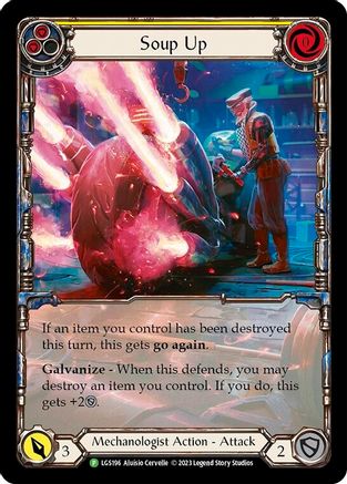 Soup Up (Yellow) (LGS196) Rainbow Foil - FaB Promos