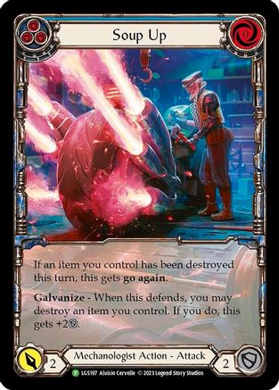 Soup Up (Blue) (LGS197) Rainbow Foil - FaB Promos