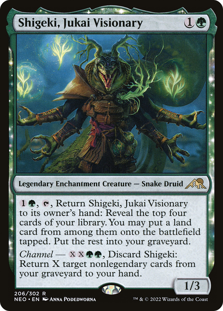 Shigeki, Jukai Visionary (206) Foil - Kamigawa: Neon Dynasty