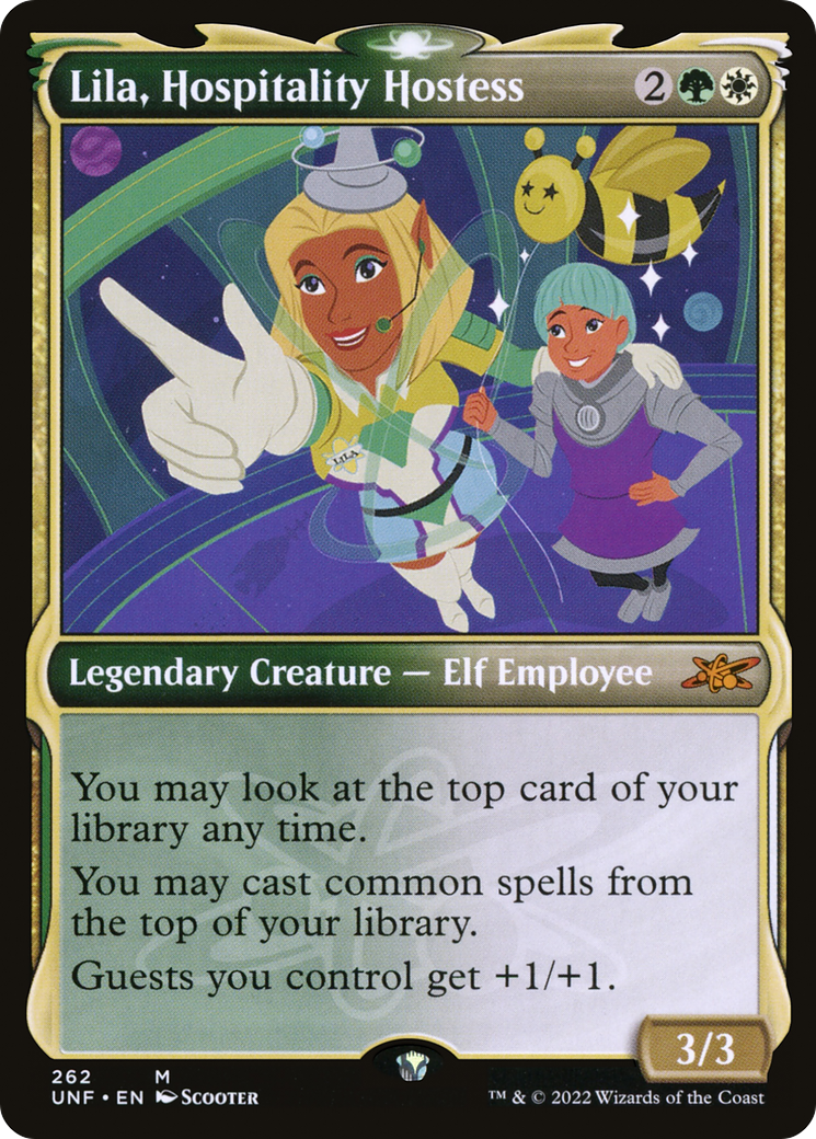 Lila, Hospitality Hostess (Showcase) (262) Foil - Unfinity