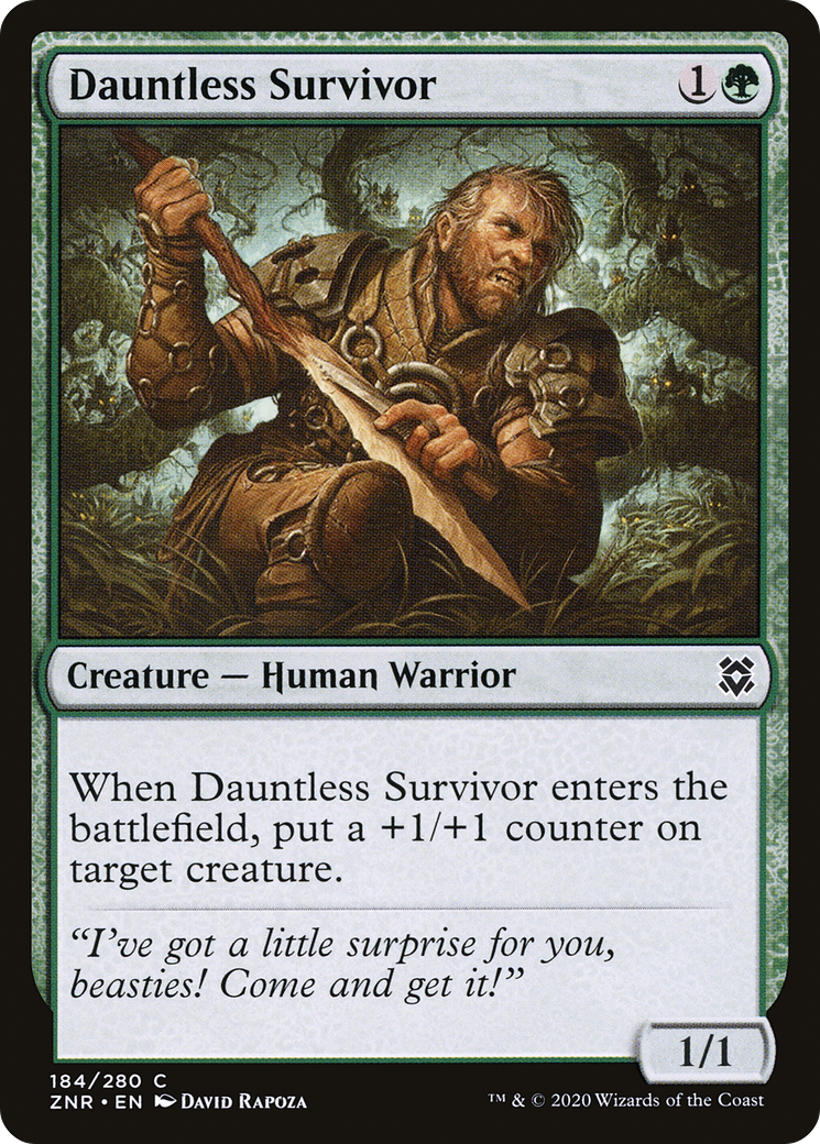 Dauntless Survivor (184) Foil - Zendikar Rising