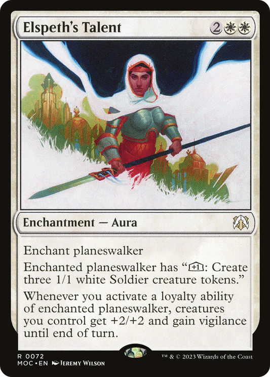 Elspeth's Talent (072) - March of the Machine Commander
