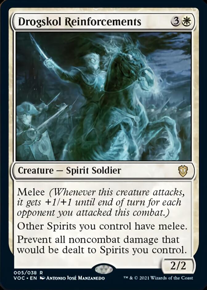 Drogskol Reinforcements [Innistrad: Crimson Vow Commander] | Silver Goblin