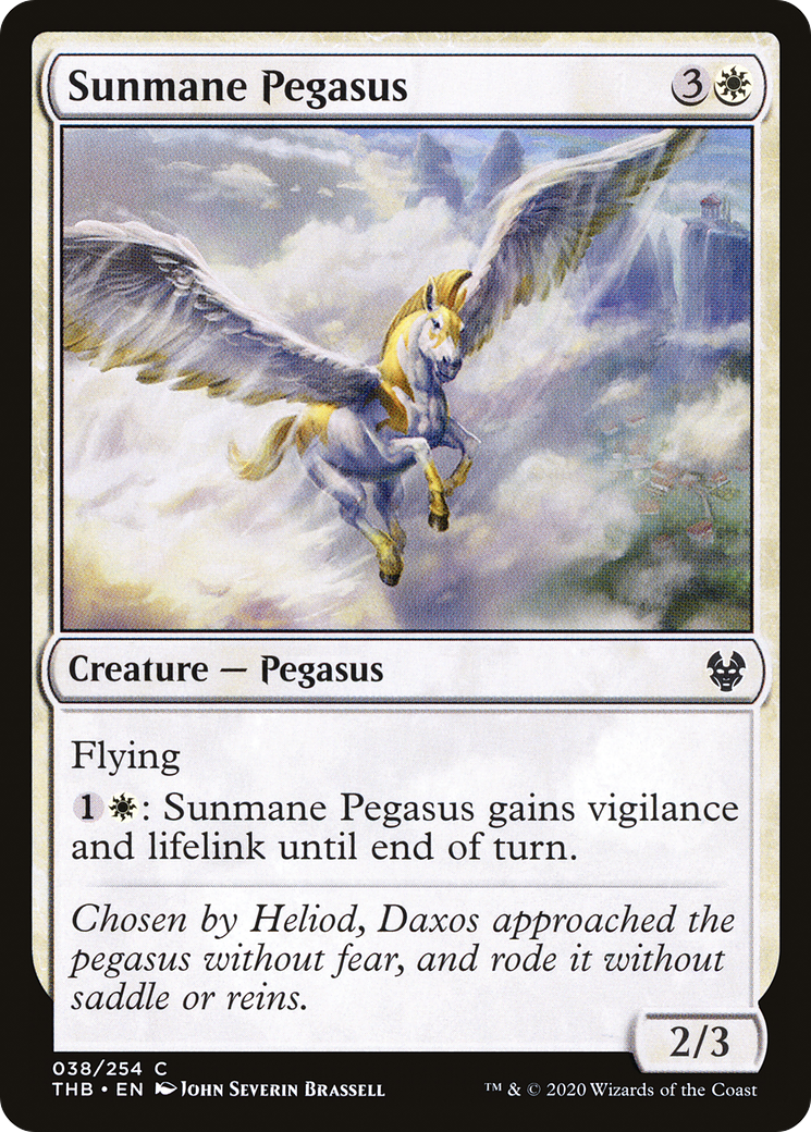 Sunmane Pegasus (038) - Theros Beyond Death