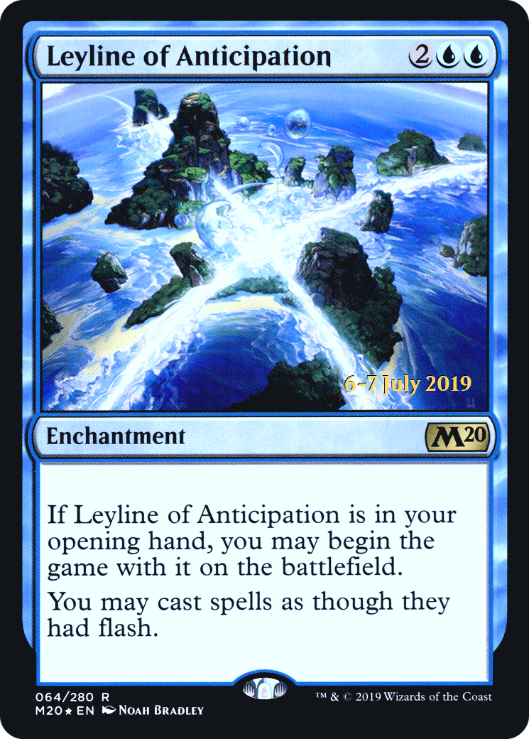 Leyline of Anticipation (64s) Foil - Core Set 2020 Promos