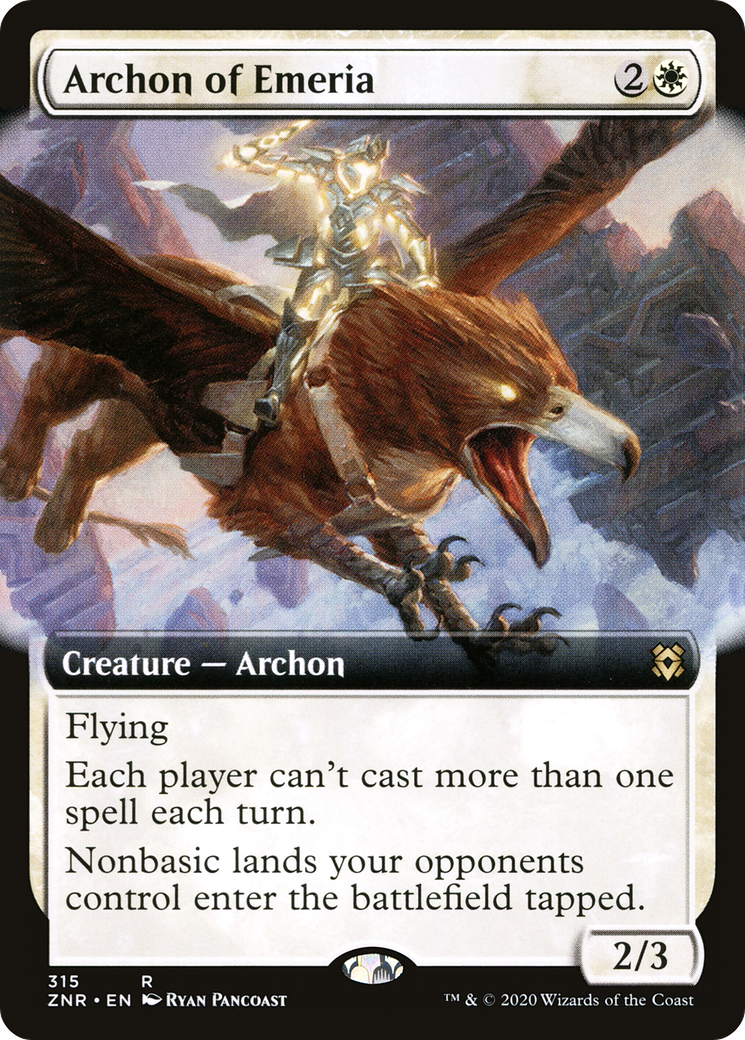 Archon of Emeria (Extended Art) (315) Foil - Zendikar Rising