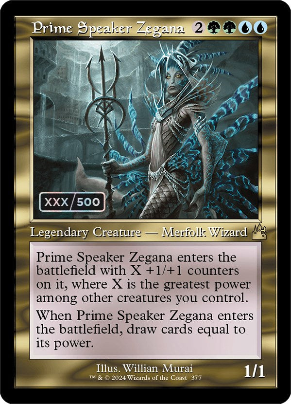 Prime Speaker Zegana (Retro) (Serialized) [Ravnica Remastered] | Silver Goblin