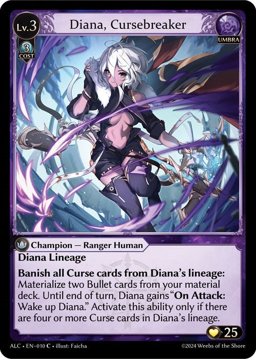 Diana, Cursebreaker (10) [Alchemical Revolution] Foil