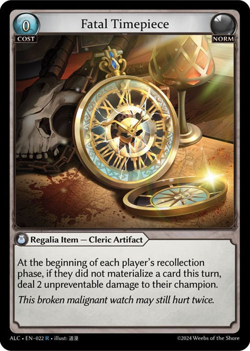 Fatal Timepiece (22) [Alchemical Revolution] Foil