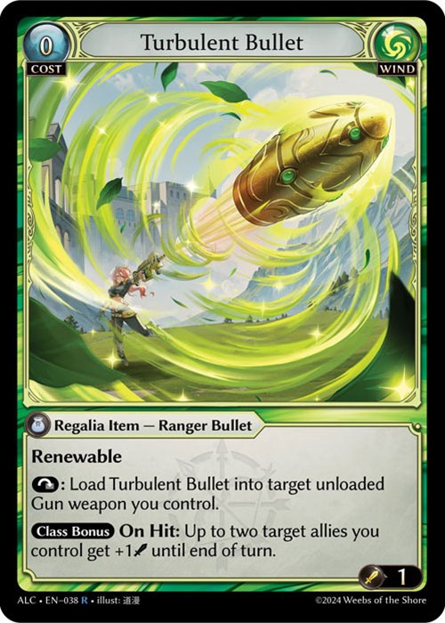 Turbulent Bullet (38) [Alchemical Revolution] Foil