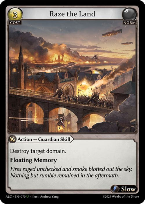 Raze the Land (70) [Alchemical Revolution] Foil