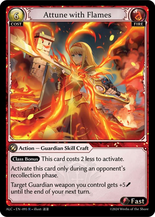Attune with Flames (95) [Alchemical Revolution] Foil