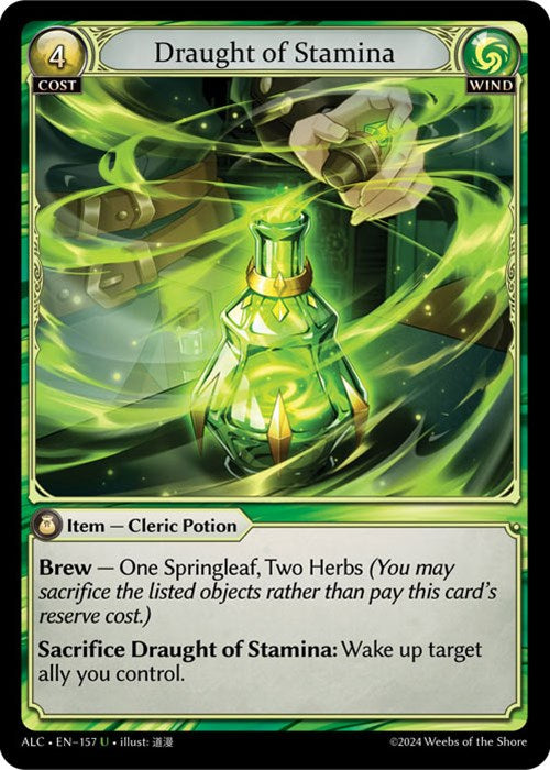 Draught of Stamina (157) [Alchemical Revolution] Foil
