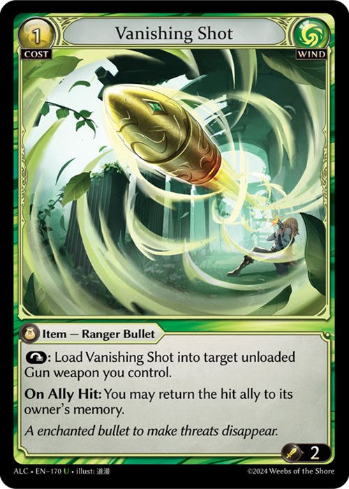 Vanishing Shot (170) [Alchemical Revolution] Foil