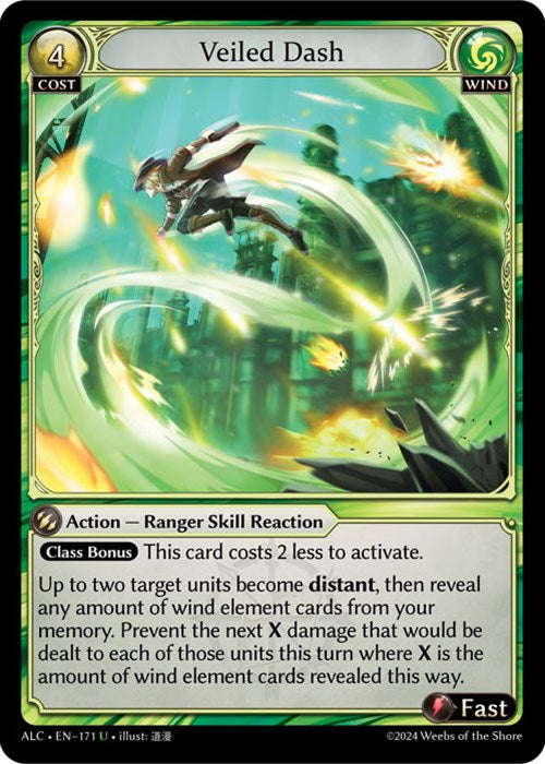 Veiled Dash (171) [Alchemical Revolution] Foil