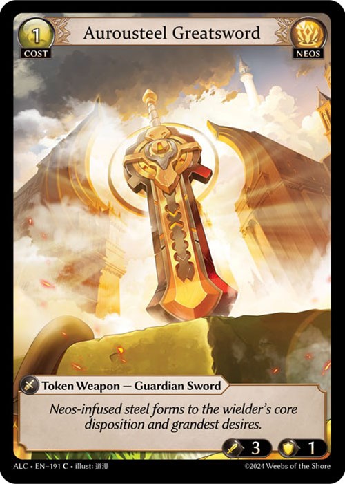 Aurousteel Greatsword (191) [Alchemical Revolution] Foil