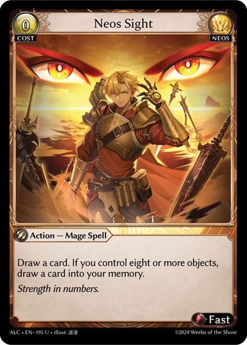 Neos Sight (195) [Alchemical Revolution] Foil