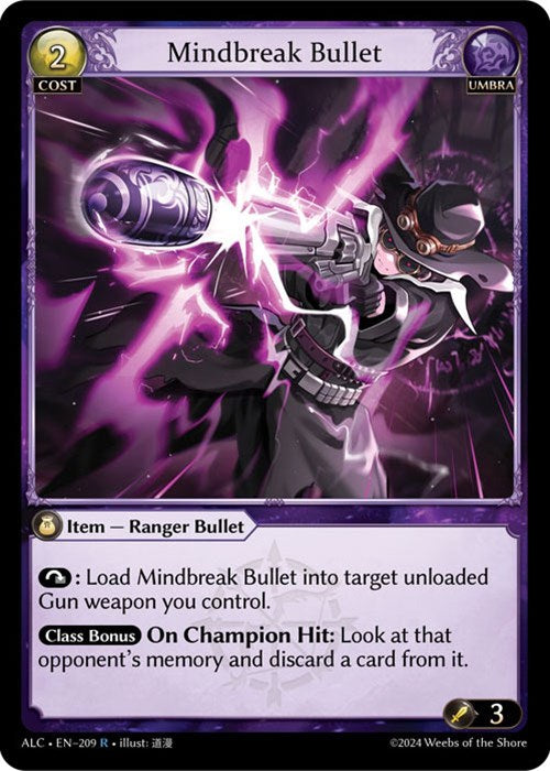 Mindbreak Bullet (209) [Alchemical Revolution] Foil