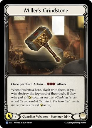 Miller's Grindstone (HVY050) Cold Foil - Heavy Hitters