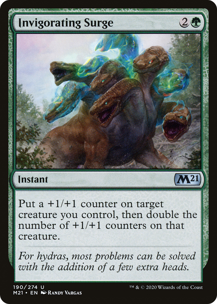 Invigorating Surge (190) Foil - Core Set 2021