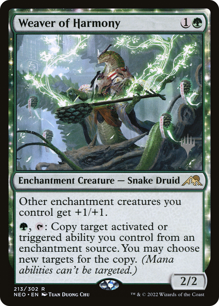 Weaver of Harmony (213) - Kamigawa: Neon Dynasty Promos