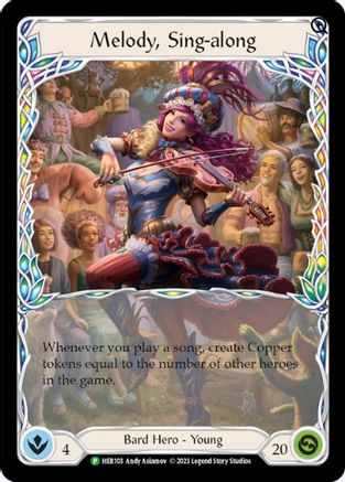 Melody, Sing-along (HER103) Cold Foil - FaB Promos