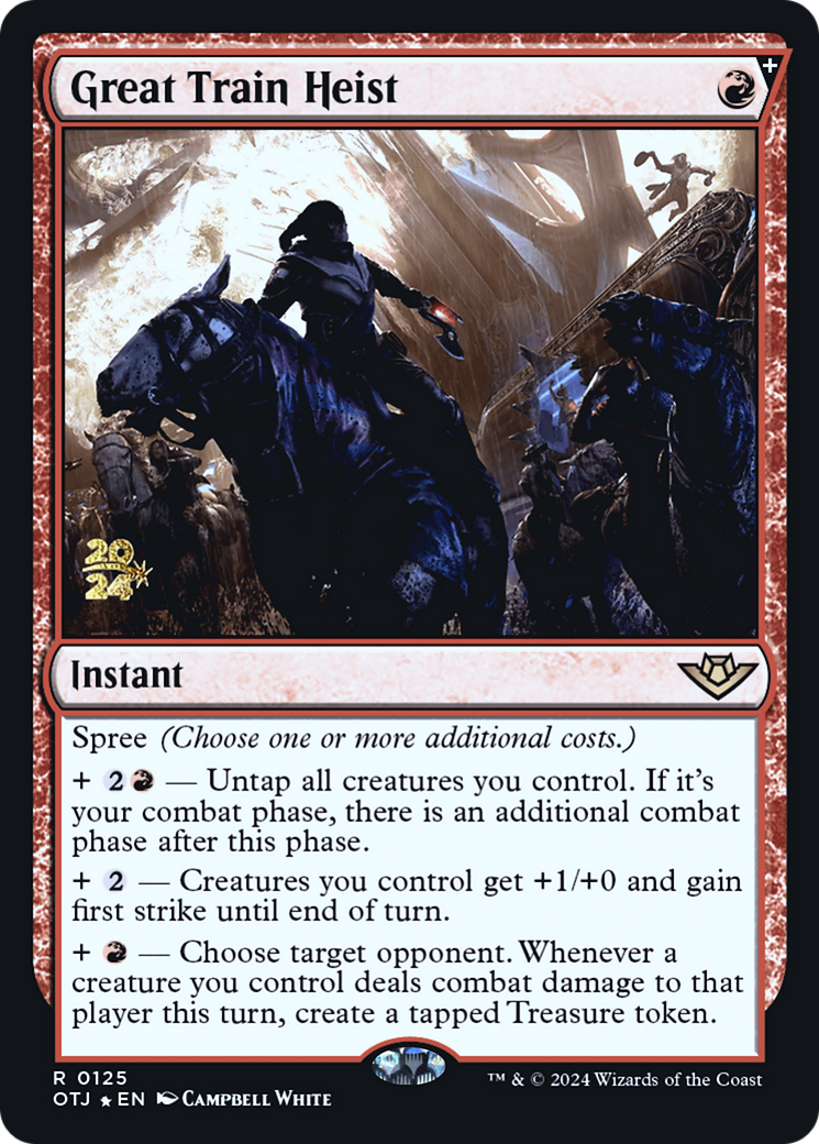 Great Train Heist (125) Foil - Outlaws of Thunder Junction Promos