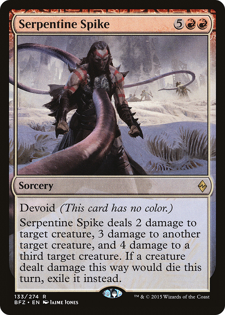 Serpentine Spike (133) - Battle for Zendikar