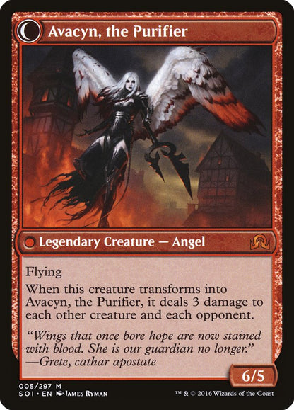 Archangel Avacyn // Avacyn, the Purifier (005) Foil - Shadows over Innistrad