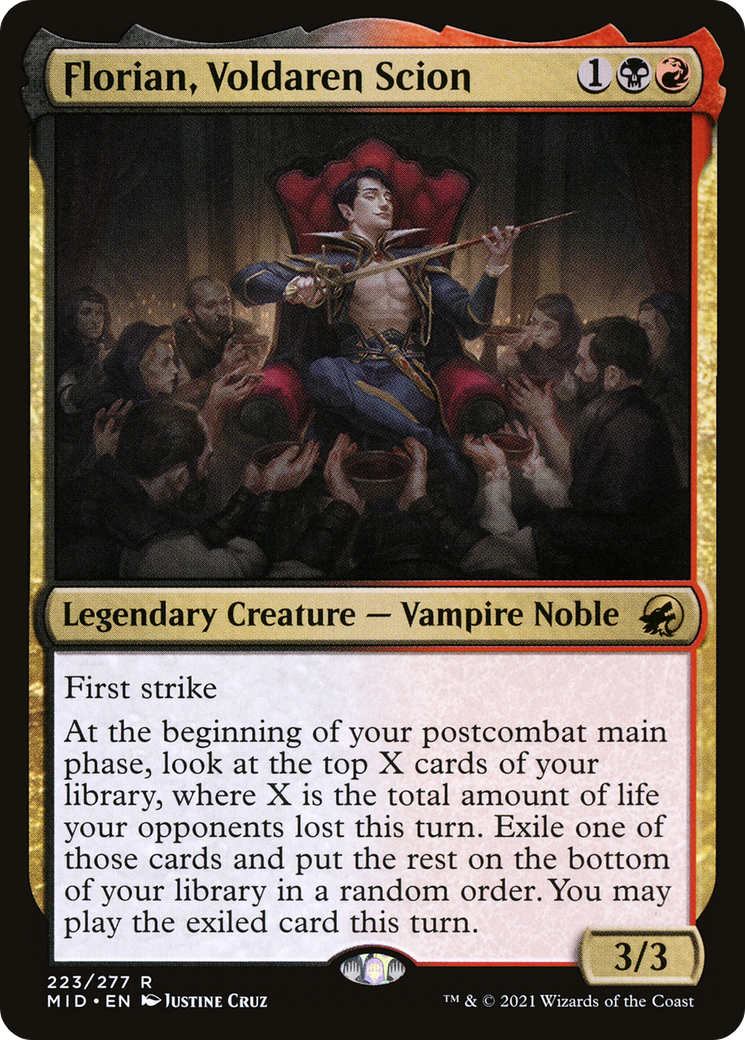 Florian, Voldaren Scion (223) Foil - Innistrad: Midnight Hunt