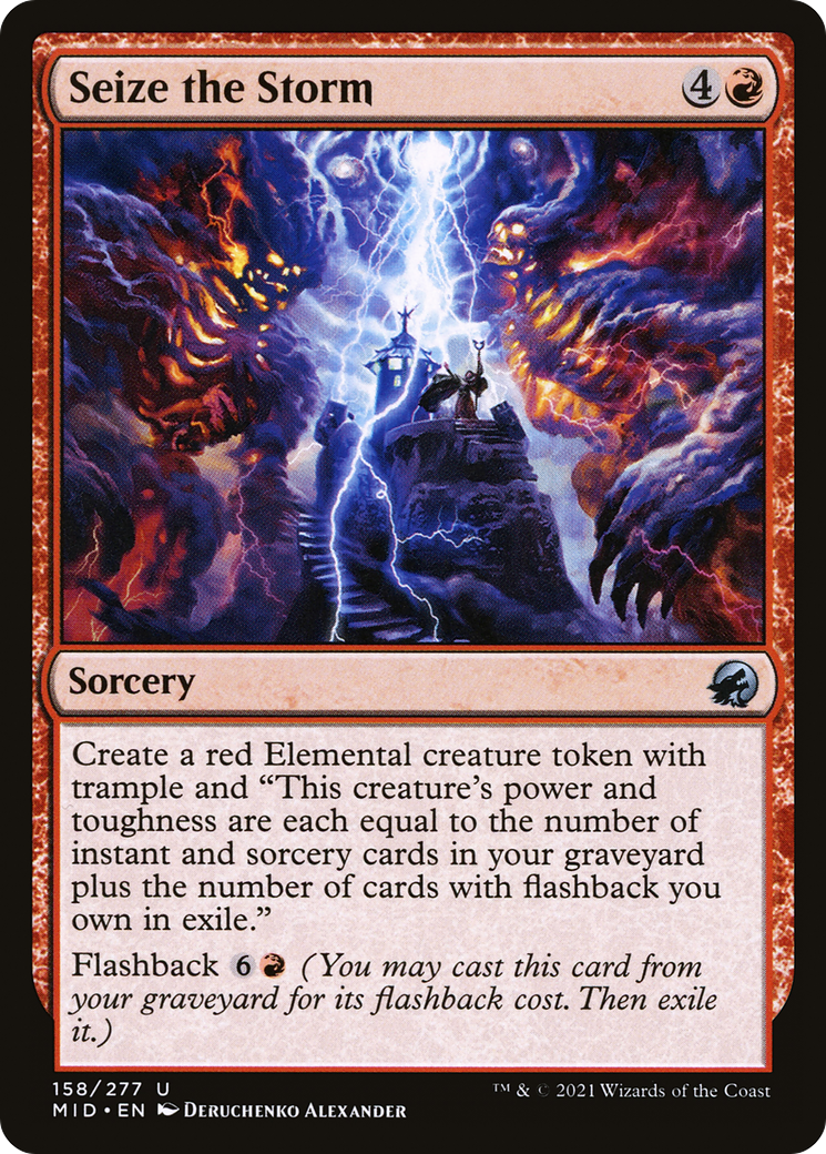 Seize the Storm (158) Foil - Innistrad: Midnight Hunt