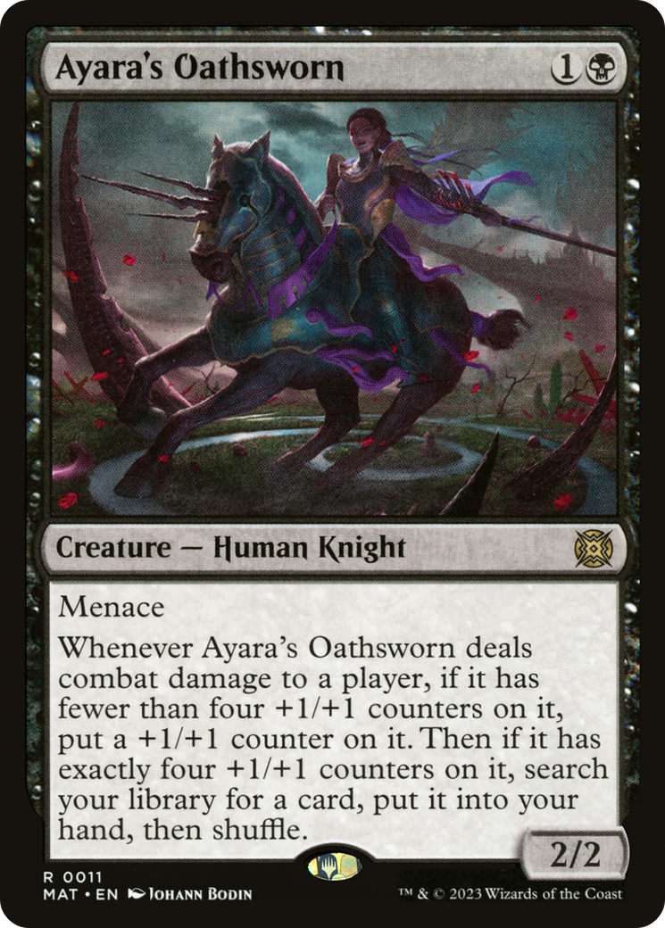 Ayara's Oathsworn (011) Foil - March of the Machine: The Aftermath