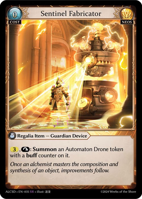 Sentinel Fabricator (35) [Alchemical Revolution: Starter Decks] Foil