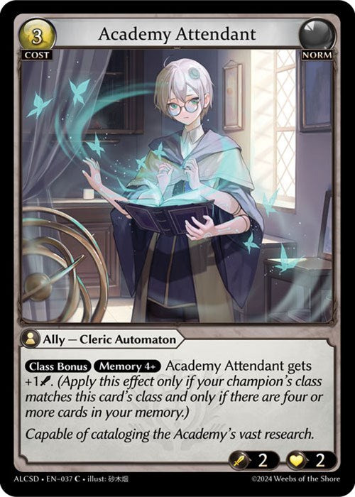 Academy Attendant (37) [Alchemical Revolution: Starter Decks] | Silver Goblin