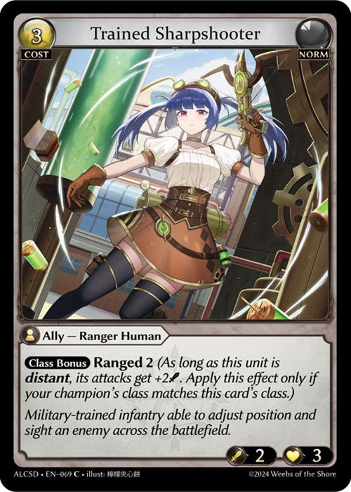 Trained Sharpshooter (69) [Alchemical Revolution: Starter Decks] Foil