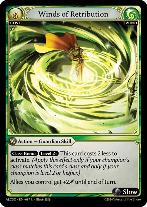 Winds of Retribution (87) [Alchemical Revolution: Starter Decks] Foil
