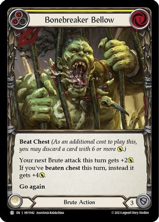 Bonebreaker Bellow (Yellow) (HVY042) - Heavy Hitters
