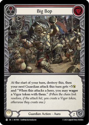 Big Bop (Red) (HVY083) Rainbow Foil - Heavy Hitters