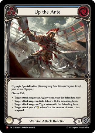 Up the Ante (HVY103) Rainbow Foil - Heavy Hitters