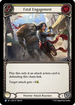 Fatal Engagement (Yellow) (HVY110) - Heavy Hitters