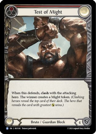 Test of Might (HVY141) Rainbow Foil - Heavy Hitters