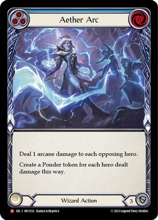 Aether Arc (HVY252) Rainbow Foil - Heavy Hitters