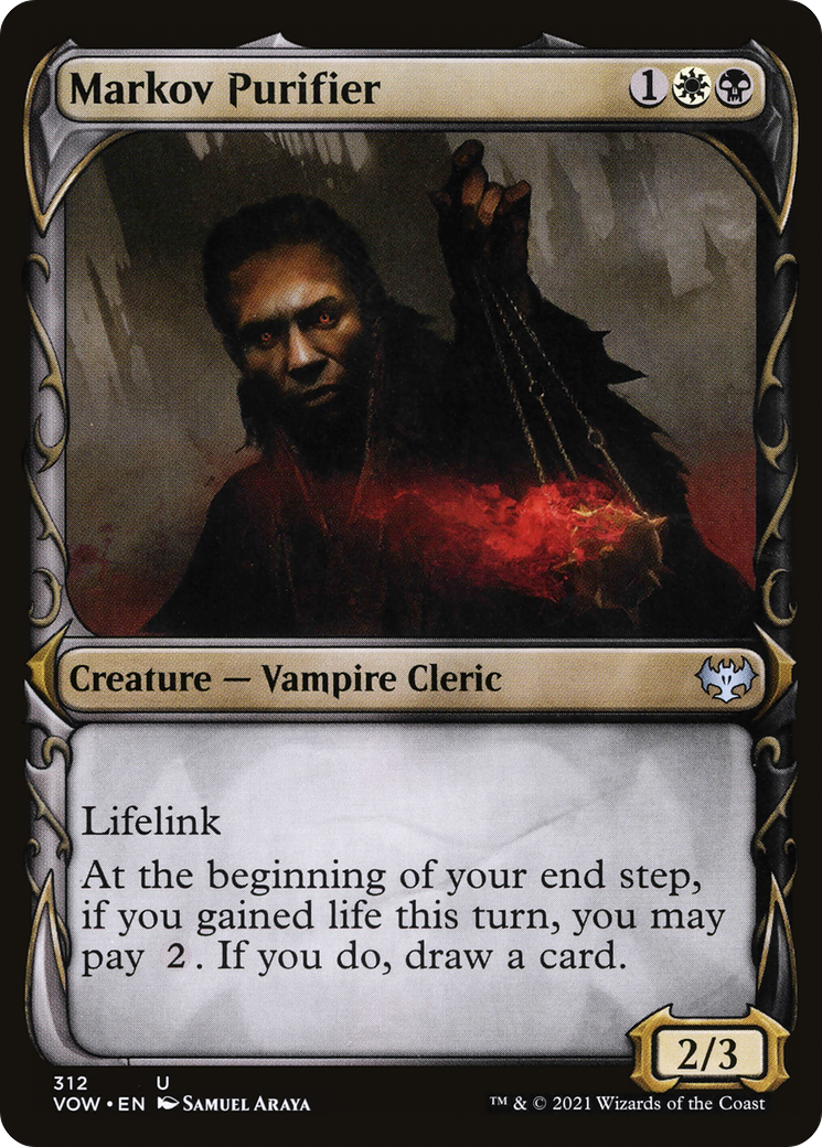 Markov Purifier (Showcase) (312) Foil - Innistrad: Crimson Vow
