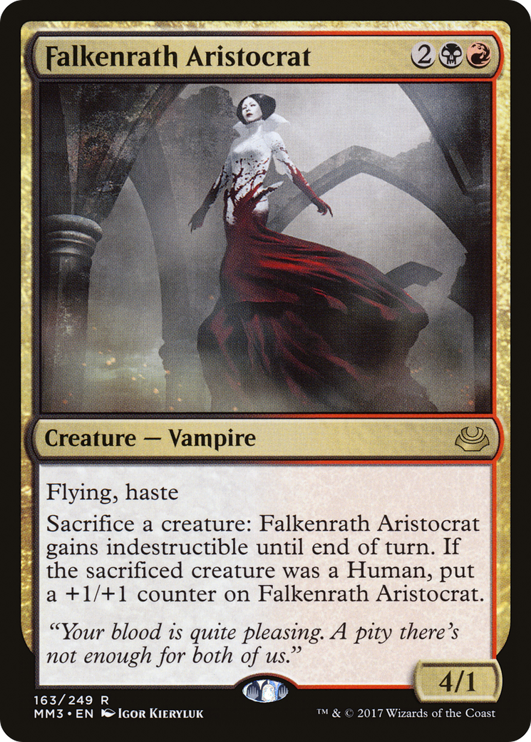 Falkenrath Aristocrat (163) Foil - Modern Masters 2017