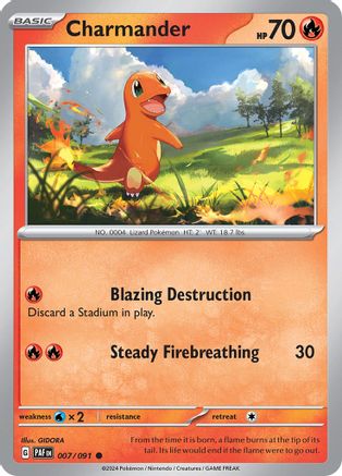Charmander - 007/091 (7) - SV Paldean Fates