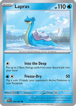 Lapras (16) - Paldean Fates