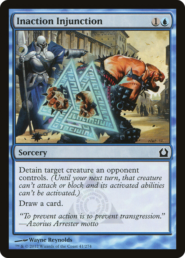 Inaction Injunction (041) Foil - Return to Ravnica
